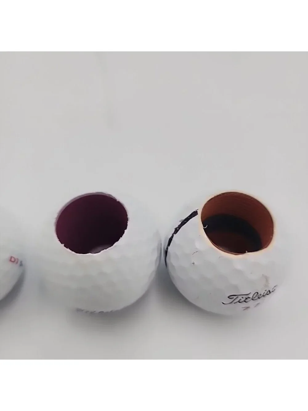 Handmade Titleist Golf Ball Napkin Ring Holders Set Of 4